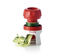 TUPPERWARE Spiralizzatore pratico di marca, trasforma le verdure in spaghetti vegetariani, facile da usare e compatto, lavabile in lavastoviglie e senza BPA