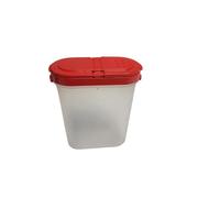 Tupperware Saliera e pepe per spezie, ideale per auto, ufficio, campeggio e in viaggio, mini saliera (gigante delle spezie, 270 ml, rosso)