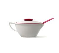TUPPERWARE Servicaldo Salsiera 400 ml bianco mora + Cucchiaio 38386