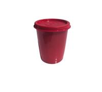 Tupperware Set di 2 bicchieri Liliput per frigorifero, 120 ml, 120 ml, set da 2 pezzi, con 2 barattoli (rosso glitterato, 1 pezzi)