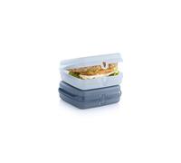 Tupperware Set di 2 contenitori per sandwich, lavabili in lavastoviglie e senza BPA (2 contenitori con cerniera)