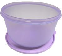 Tupperware Sommer Drops Ciotola con coperchio, ciotola per lievito Peng, a prova di perdite, Hitparade, Frischedrops Clarissa, contenitore salvafreschezza, lilla, 2,0 l, 2000 ml