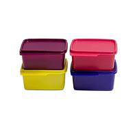Tupperware Square Refrigerator Container Keep Tab 500ml 4pc