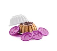 TUPPERWARE stampo per gelatina stampo per budino con 4 forme 1,2 L