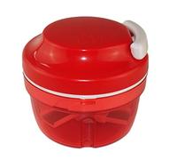 Tupperware Tagliacipolle Turbo Chef Affettatrice di Frutta e Cipolla, Rosso, Plastica
