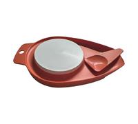 Tupperware Tagliere Mamsell con spatola, coraggioso aiutante, arancione, piccolo tagliere per frutta, carne, verdure