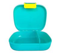 Tupperware to Go 1, 2, 3 contenitore per il pranzo con divisorio turchese giallo scuola bambini