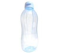 Tupperware to Go Eco Easy - Borraccia XXL da 2,0 litri, con chiusura a clip, per bevande, acqua, in viaggio, 2000 ml, blu ghiaccio, azzurro