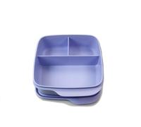Tupperware to Go Lunch Box Clevere Pause 550 ml Contenitore per il pranzo con divisorio Eco+ Scuola (azzurro)