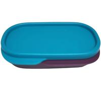 Tupperware to Go Lunch Box Clevere Pause 550 ml Contenitore per il pranzo con divisorio Eco+ Scuola (turchese, lilla, 120 ml)