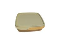 Tupperware to Go Lunch Box intelligente Pause 550 ml Contenitore per il pranzo con divisorio Eco+ per la scuola con separazione (giallo pastello)