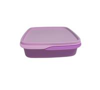 Tupperware to Go Lunch Box intelligente Pause 550 ml Contenitore per il pranzo con divisorio Eco+ per la scuola, contenitore con separazione, colore lilla pastello 550 ml