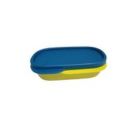 Tupperware to go lunchbox Clevere Pause 120 ml scatola per il pranzo con divisorio Eco+ per la scuola (giallo/turchese, 120 ml)
