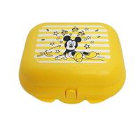 Tupperware Twin to Go - Contenitore per pane, snack e snack, misura 1, colore: Giallo