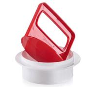 Tupperware Utensile da cucina per hamburger, pressa per polpette, pressa per hamburger, rosso e bianco Patty