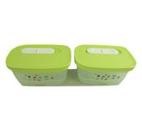TUPPERWARE Ventsmart da 375 ml rettangolare verde (2) 11301