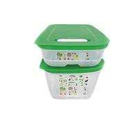 TUPPERWARE Ventsmart da 4,4 L verde scuro + Ventsmart Basso da 1,8 L verde scuro