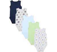 TupTam Body Neonato 5 Pezzi Cotone Unisex 0-3 Mesi Colorati con Bottoni