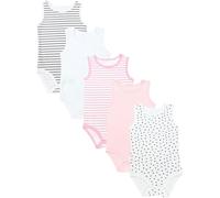 TupTam Body Neonato Senza Maniche 5 Pezzi Cotone Bambina Estivo OEKO-TEX