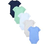 TupTam Body Neonato - Set 5 Body Bambino in Cotone - Body Neonato 0-3 Mesi Traspiranti e Comodi