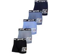 TupTam Boxere Mutande Bambini e Ragazzi Intimo Pantaloncini Pacco da 10, 5, Confezione da 5 Sport Nero Grigio Blu, 128-134