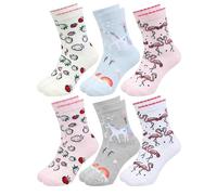 TupTam Calze con Fantasia Colorate per Bambini, 6 Paia, Ragazza 5, 31-34