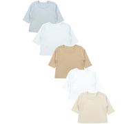 TupTam Camicia per Bambino a Maniche Lunghe Pacco da 5