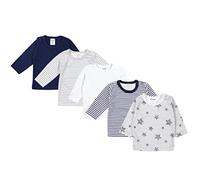 TupTam Camicia per Bambino a Maniche Lunghe Pacco da 5, Multicolore 6, 62