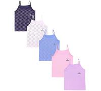 TupTam Canottiera Bambina - Set 5 Canottiere Bambina in Cotone Morbido e Traspirante