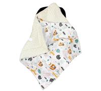 TupTam Copertine Avvolgi Bebè per Seggiolino Auto Imbottito, Marrone Chiaro/Boschi Beige, Taglia unica