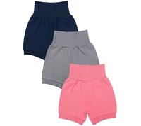 TupTam Pantaloncini da Neonato per Bambine Pacco da 3, Mix di Colori 4, 80-86