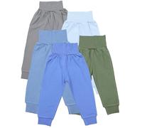 TupTam Pantaloni Bambino 5 Pezzi - Pantaloni Tuta Cotone per Bambini e Neonati, Morbidi e Comodi, Oeko-Tex, Ragazzo 2, 86