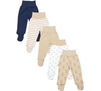 TupTam Pantaloni con Piedini da Neonato per Bambini, 5 Pezzi