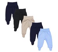 TupTam Pantaloni con Piedini da Neonato per Bambini, 5 Pezzi, Ragazzo 8, 62