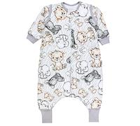 TupTam Sacco Nanna a Pelo con Piedi Braccia Gambe Invernale per Bambino Bambini, Safari, 104-110
