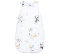 TupTam Sacco Nanna Neonato 2.5 TOG - Sacco Nanna Tutto L’anno con Cerniera Laterale, Cotone OEKO-TEX, Animali/Palloncini/Luna, 80-86