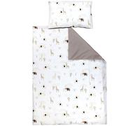 TupTam Set di Biancheria da Letto per Bambini Ragazzi Ragazze 2 Elementi, Beige Savana/Beige Scuro, 135x100 cm
