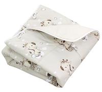 TupTam Tappeto Play Mat Per Bambini e Neonati Coperta 120 x 120 cm Gioco Imbottita XXL, Giraffa Beige