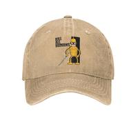 TUQIAAM Bendered Save The Planet Kill all Humans Baseballkappe Unisexe Denim en détresse Kopfbedeckung Cartoon all Seasons Travel Verstellbarer Hut