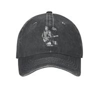 TUQIAAM Berretto da Baseball di Johnny Hallyday, Berretto da Sole in Denim Indossato Vintage, Stile Unisex, per la Corsa all'aperto, Cappelli da Golf Regolabili