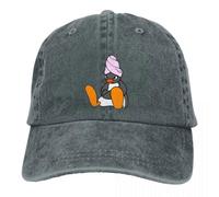 TUQIAAM Tappo a Punta I Asked God-Berretto da Baseball per Uomo e Donna, Cappello con Visiera Protettiva, Cartone Animato Snapback Regali di Natale
