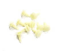 Tuqiang 10 pezzi Rivets en plastique pour voitures Clip de rivet Fixation de doublure d'aile Rivet de fixation de carrosserie Fixation Universal Car Lock (stile 22)