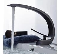 Tuqiu rubinetto per bagno nero rubinetto per lavabo moderno per bagno rubinetto per lavabo in oro monocomando rubinetto in oro rosa caldo e freddo White