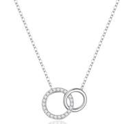 Turandoss Collana da donna con ciondolo a forma di cuore e simbolo | Girocollo minimalista ed elegante, accessorio per spostamenti quotidiani e appuntamenti, ideale come regalo di compleanno