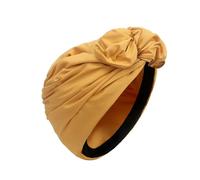 Turbante africano testa per le donne solido turbanti da donna e cappelli per capelli per le donne moda fascia ciclismo, A, Taglia unica