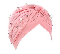 Turbante Cappelli per le Donne Volant Perline Pre Legato Caps Chemo Beanies Cancro Skull Caps Headwear Copricapo Copertura dei capelli