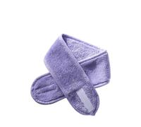 Turbante morbido per il trucco, fascia per capelli in tessuto cosmetico, asciugamano per spa, bagno, doccia, lavaggio viso, fascia elastica per il viso per donne (argento)