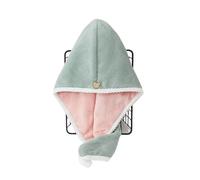 Turbante per capelli, Asciugamano for capelli, cuffia for asciugare i, asciugamano, cappello da doccia, turbante, asciugatura rapida, assorbente, multicolore(Grün)