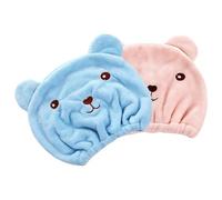 Turbante per capelli in pile antiscivolo, lavabile in lavatrice, asciugamano per doccia, piscina, attività fitness, danni non dovuti al calore, turbante in pile