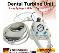 Turbina da laboratorio dentale portatile + siringa a 3 vie + manipolo per 4H DHL